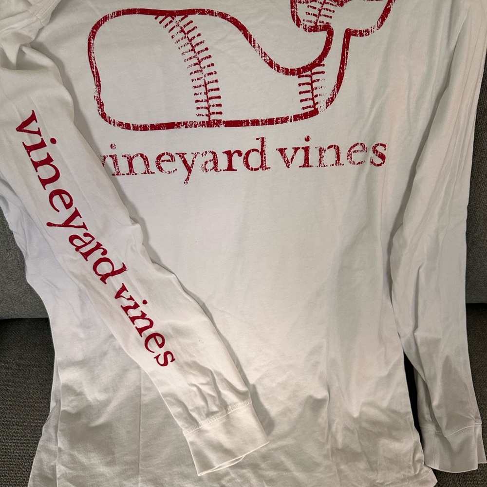 Vineyard Vines Baseball Long Sleeve Tee
